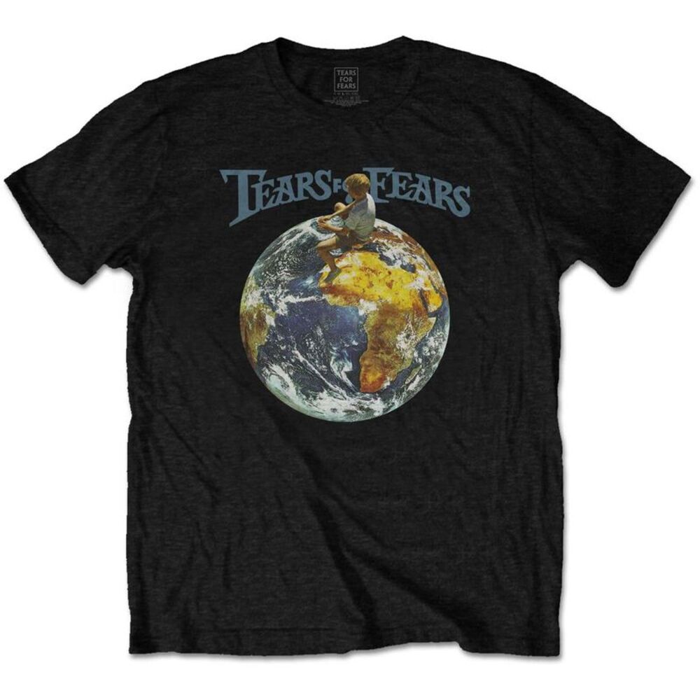 Tears For Fears Unisex Adult Earth T-Shirt / Black